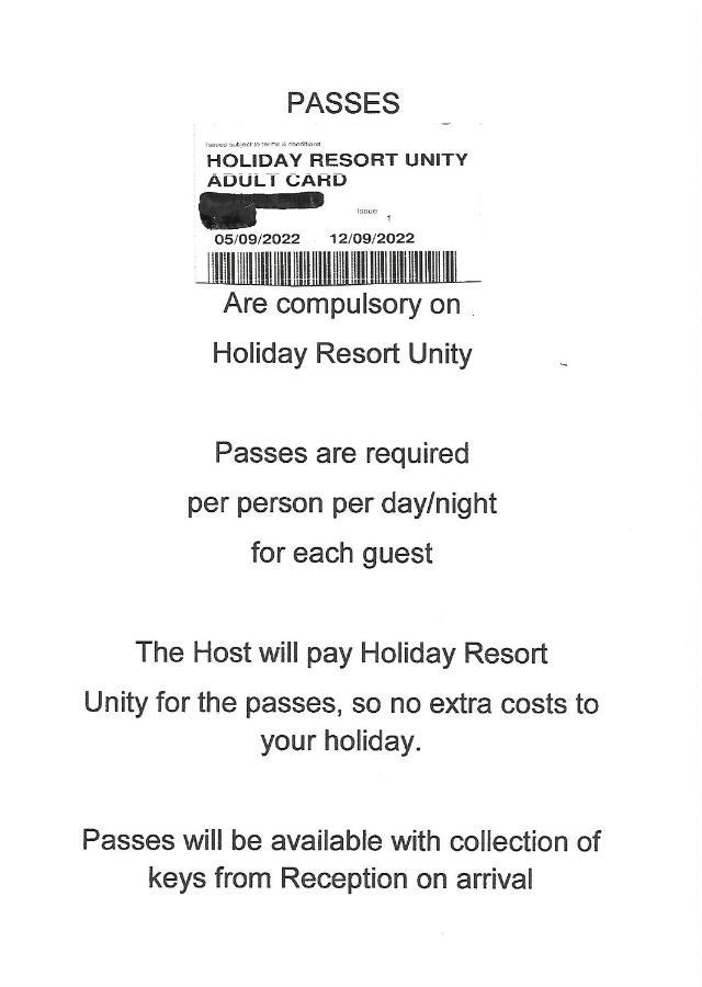149 Holiday Resort Unity 3 Bedroom Passes Included Brean Ngoại thất bức ảnh